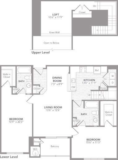 Floorplan - The Elms at Clarksburg Village Encore