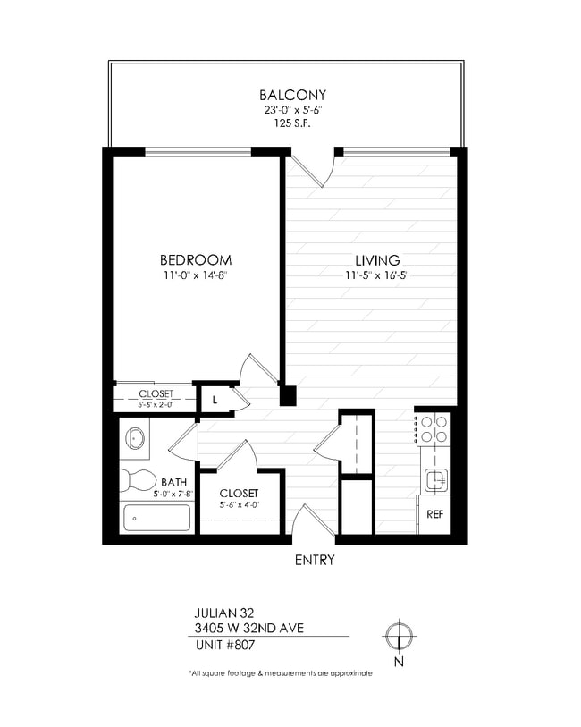 Floorplan - Julian32 at Highlands Square