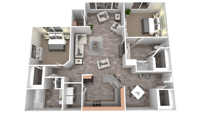 Floorplan - Preston Run Apartments