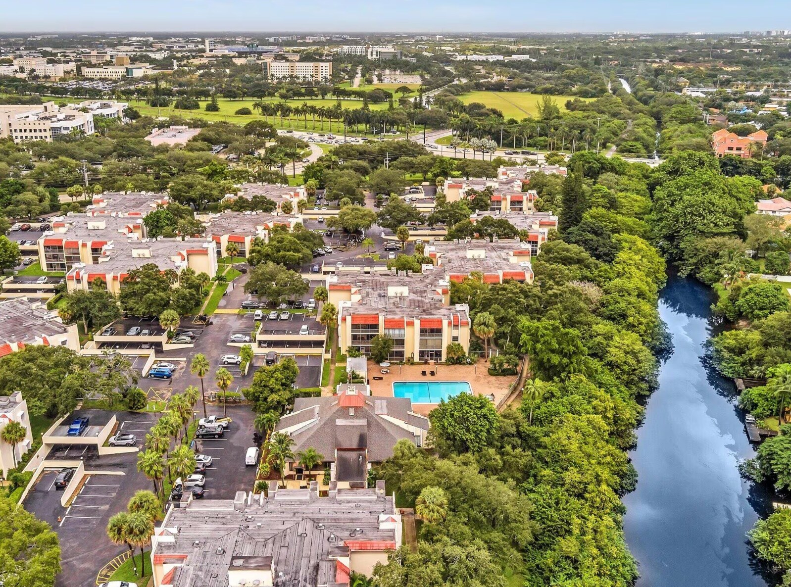 View from above showing proximity to FAU - 604 NW 13th St