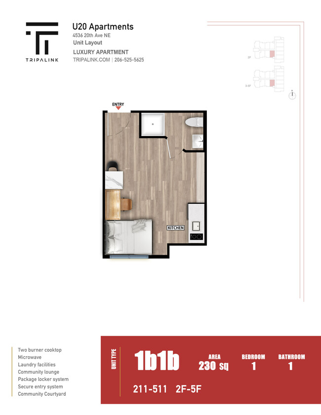 Floorplan - U20 Apartments