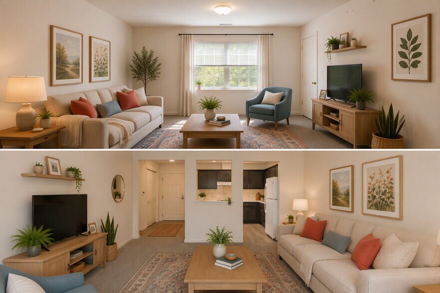 Living Room - Slatewood Apartments