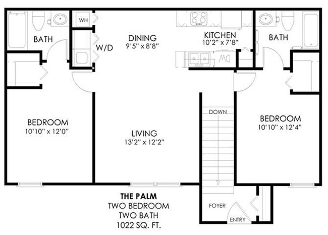 Floorplan - Enclave at Pine Oaks Apartments