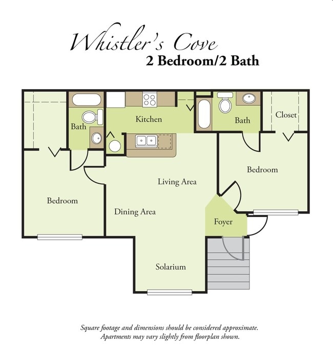 2BR/2BA - Whistlers Cove