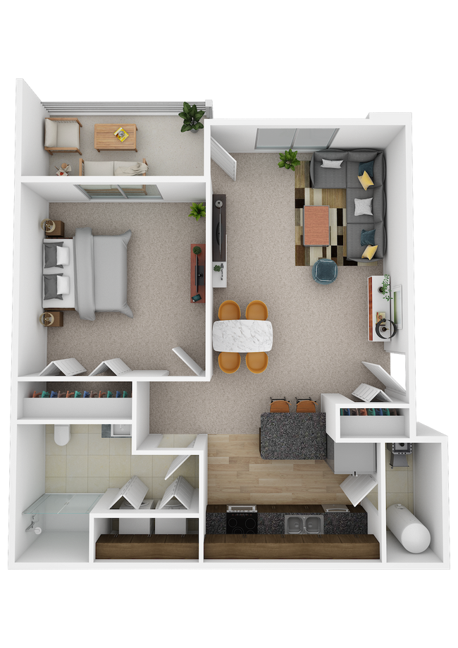 Floorplan - Prairiewood Apartments and Townhomes