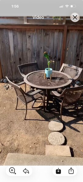 back yard - 1240 Martha Way