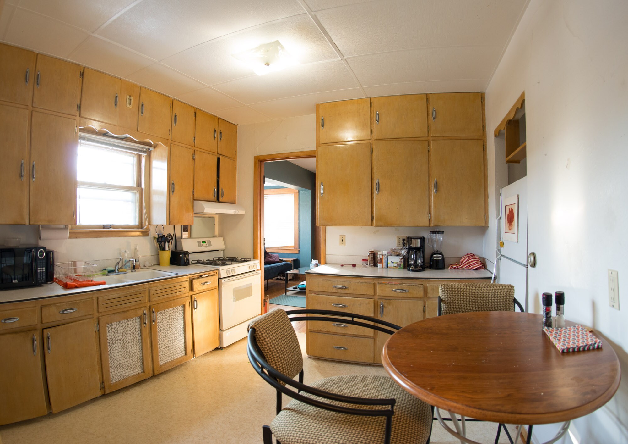 A modest but serviceable kitchen. - 430 E. Jefferson Street