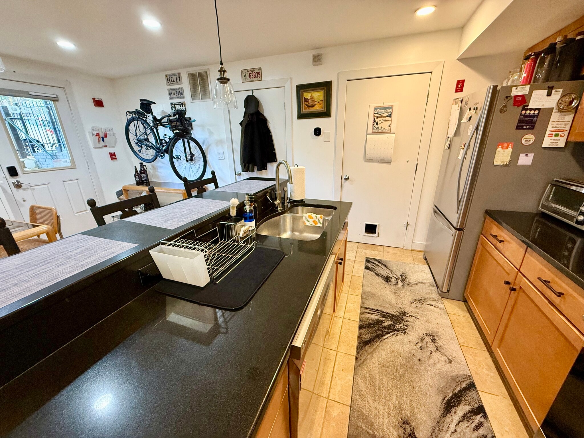 Kitchen, door to laundry room - 1240 4th St NW