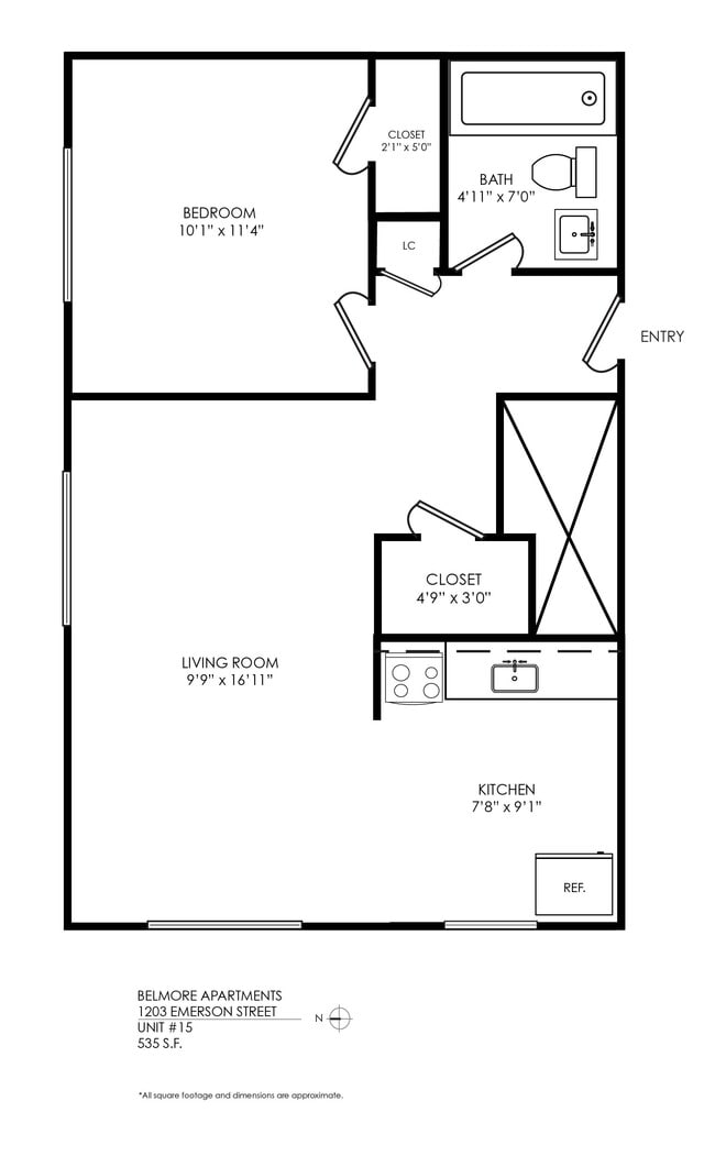Floorplan - Belmore Apartments