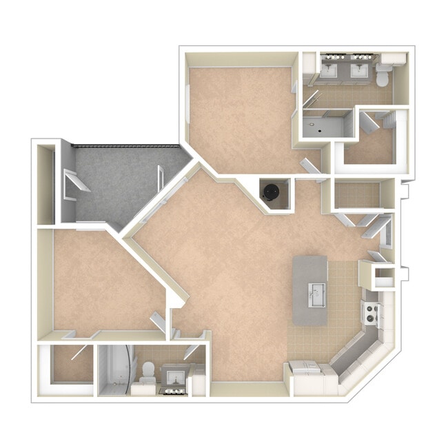 Floorplan - Palladium Garland Senior Living