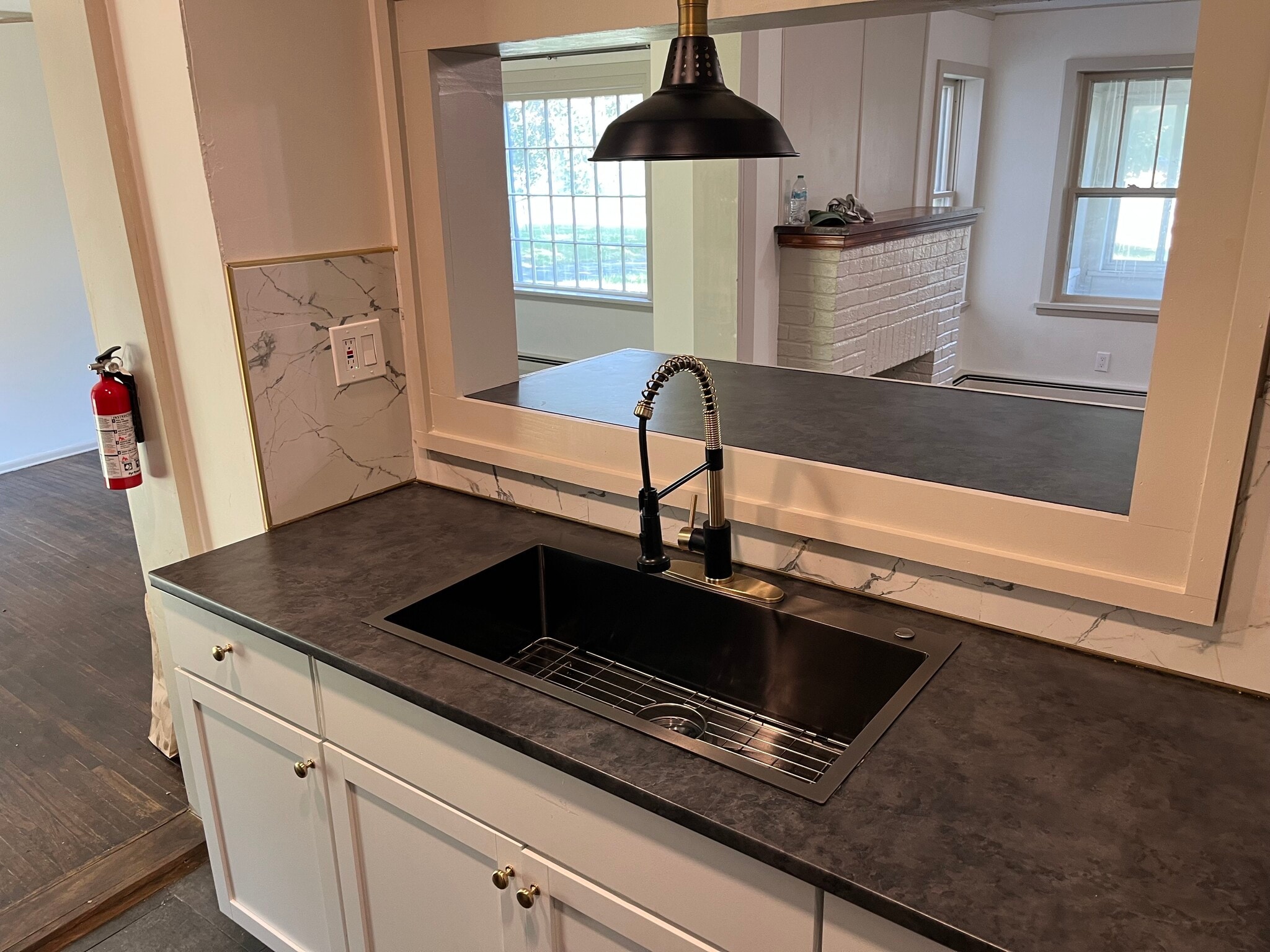 New kitchen with open view to living room - 1400 Titus Ave