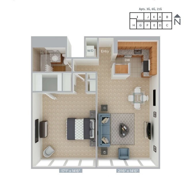 Floorplan - Avalon at Prudential Center