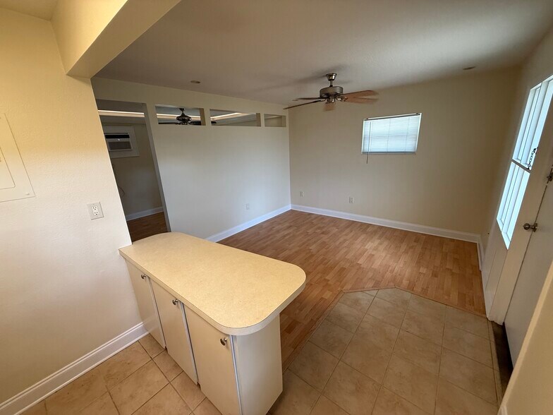 view of living area from kitchen - 421 S Hyer Ave