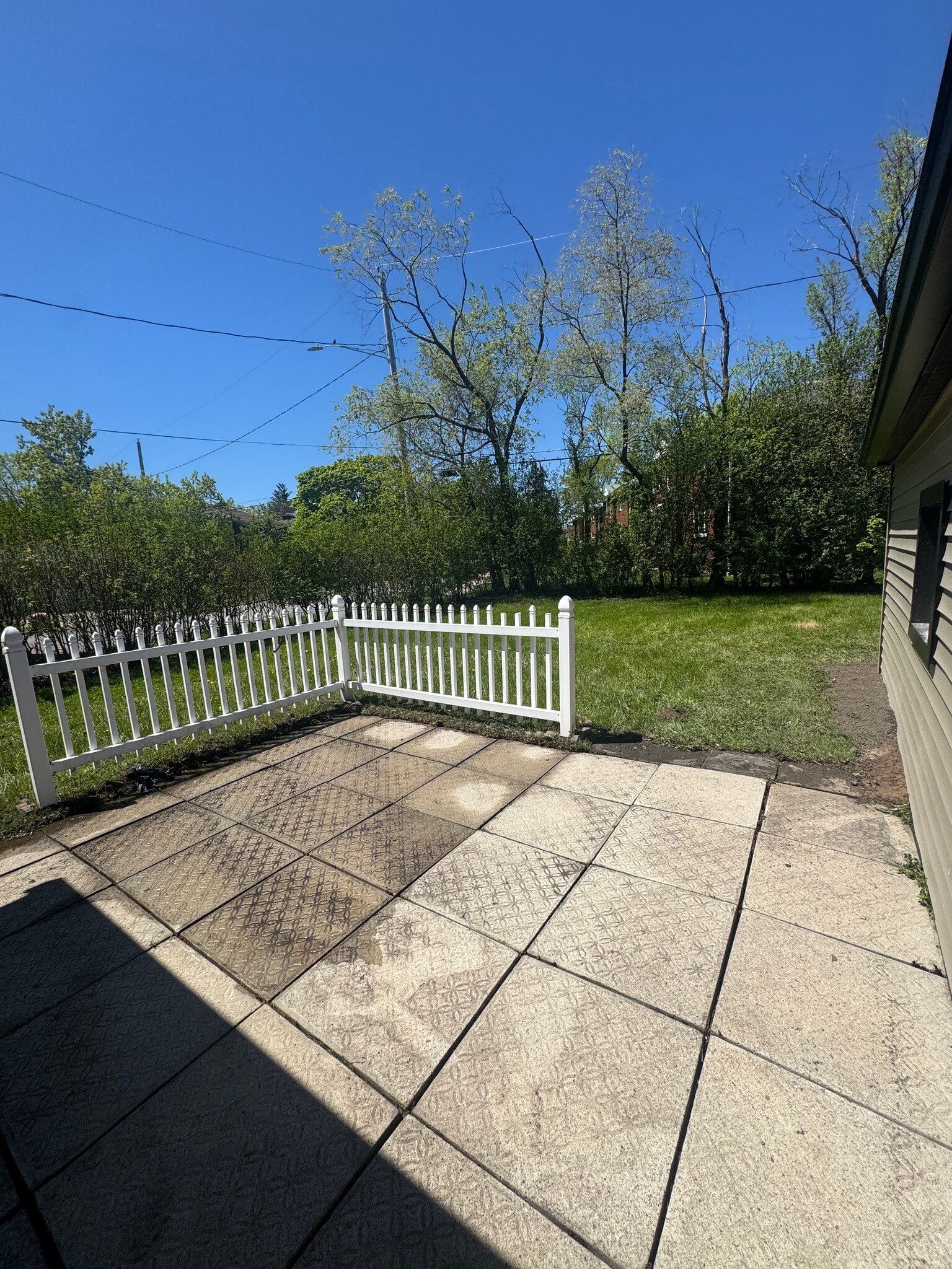 Back patio - 508 Sweet Home Rd