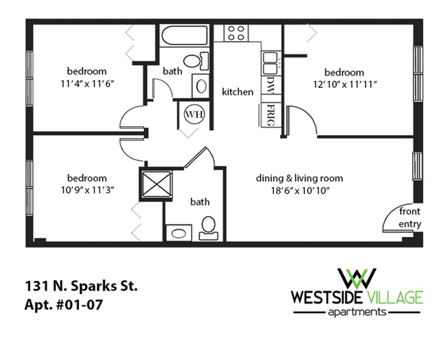 Interior Photo - 131 N. Sparks St.