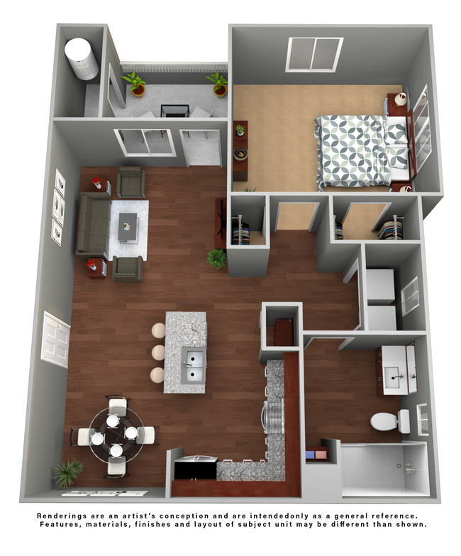 Floorplan - Meadows at Homestead Apartments