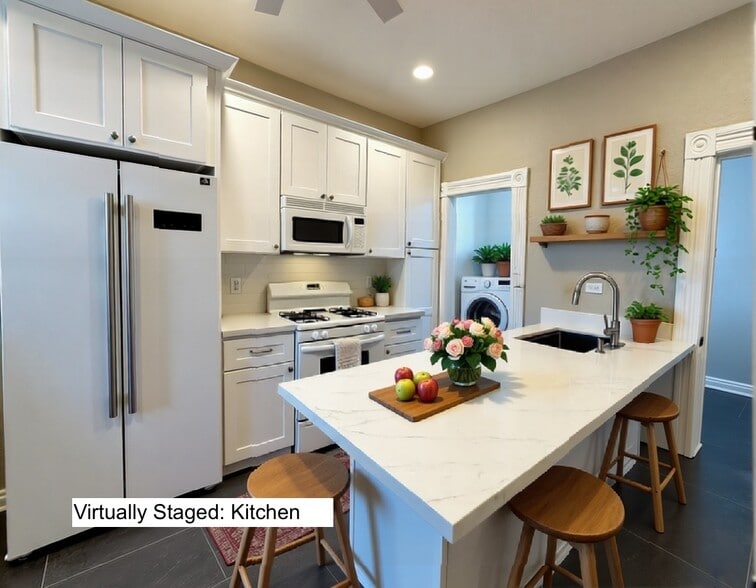 Kitchen - Virtually Staged - 412 Kentucky St