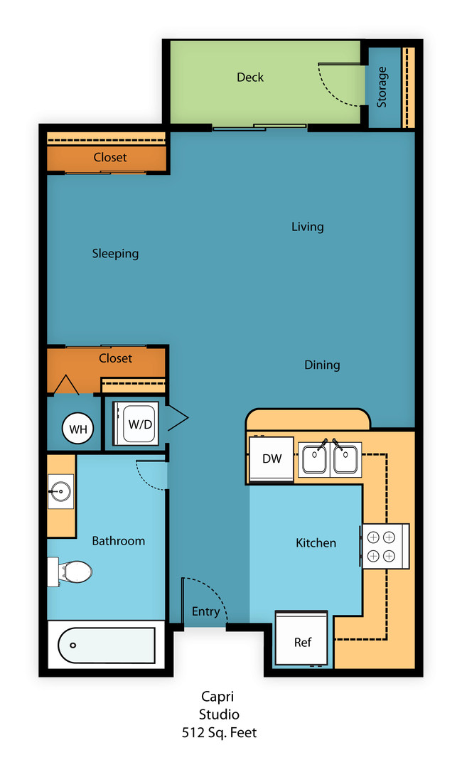 Floorplan - Villaggio Apartment Homes