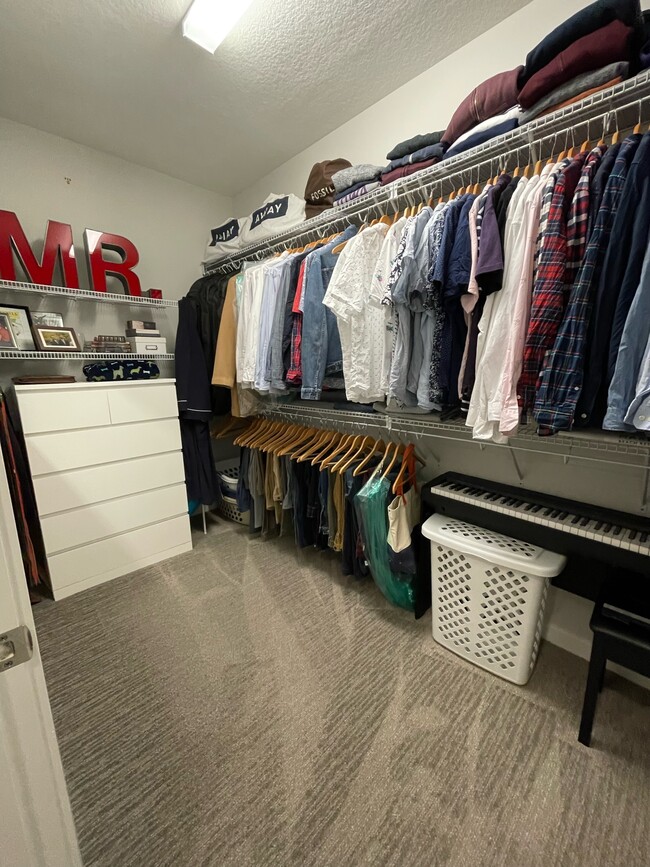 Master bedroom walk-in closet. - 216 E Center St