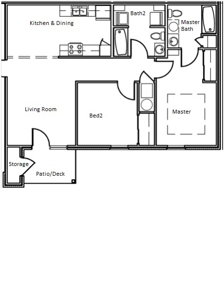 Floorplan - Moss Creek Apartments