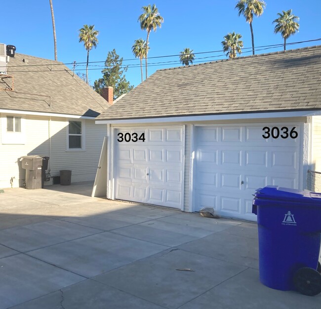 Single car garage designated to unit - 3036 Lemon St