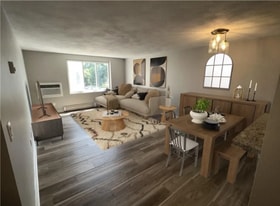 Living room virtually staged - 200 Woodlawn Ave
