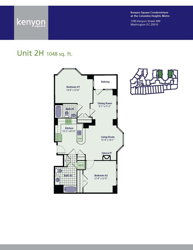 514 Floor Plan - 1390 Kenyon St NW