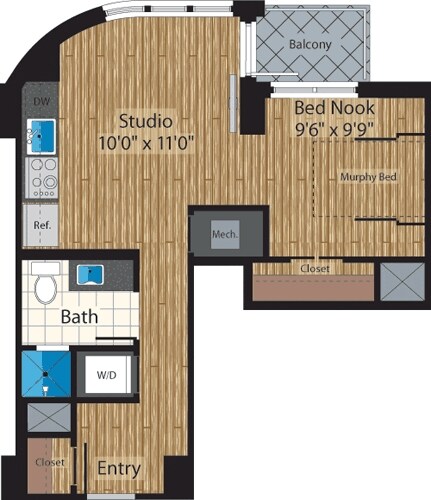 Floorplan - 425 Mass