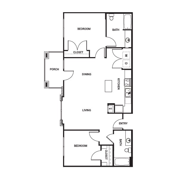 Floorplan - The Retreat at Westlock - Senior Community