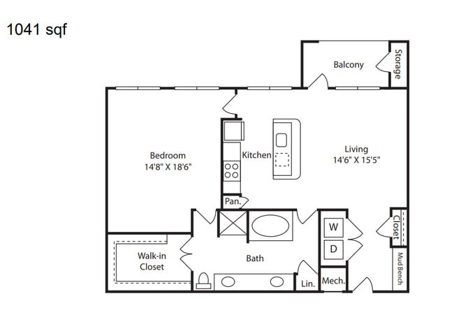Floorplan - The Mitchell at Woodmill Creek