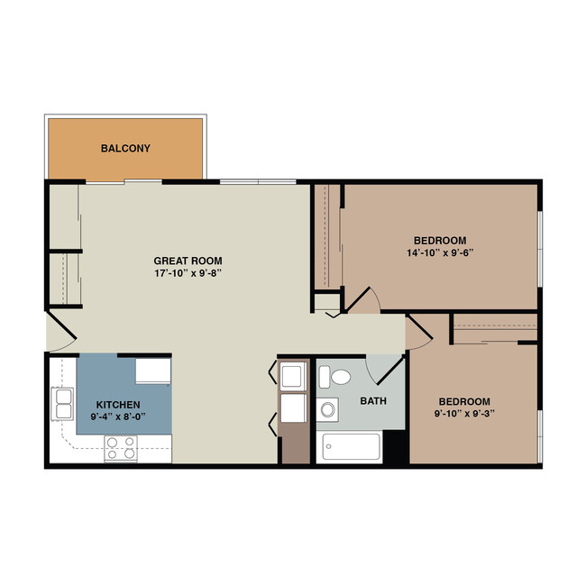 Floorplan - Southview Apartments