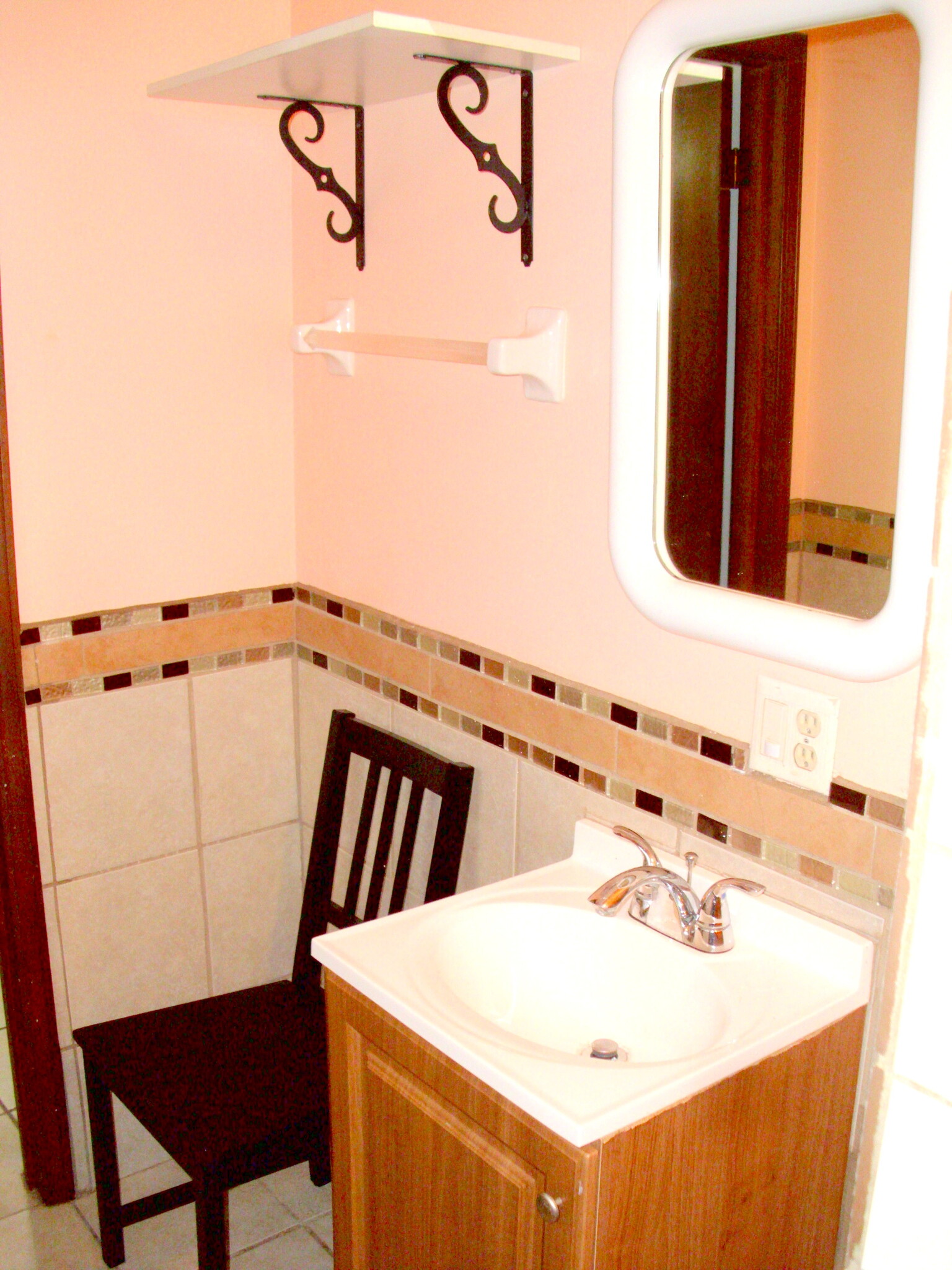 Sink and Chair with Mirror - 2177 Kings Mountain Dr NE