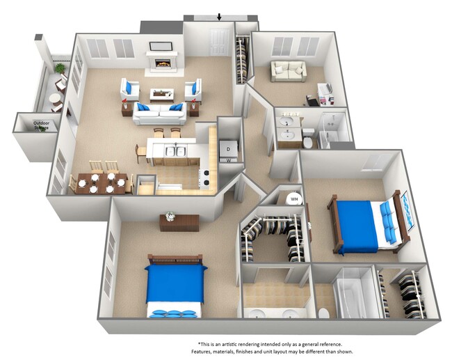 Floorplan - Bridford Lake Apartments