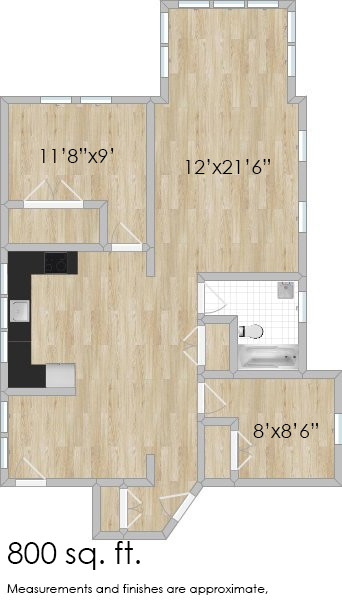 Floorplan - 710-712 N. Austin Blvd. Oak Park, IL 60302