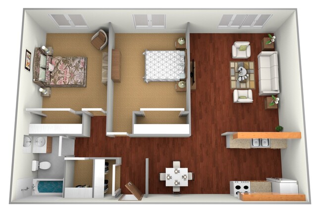 Floorplan - Cimarron Apartments