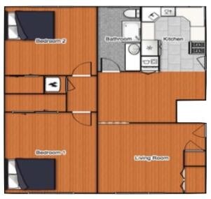 6219 N Rosebury Ave. Floor Plan - Rosebury Rentals