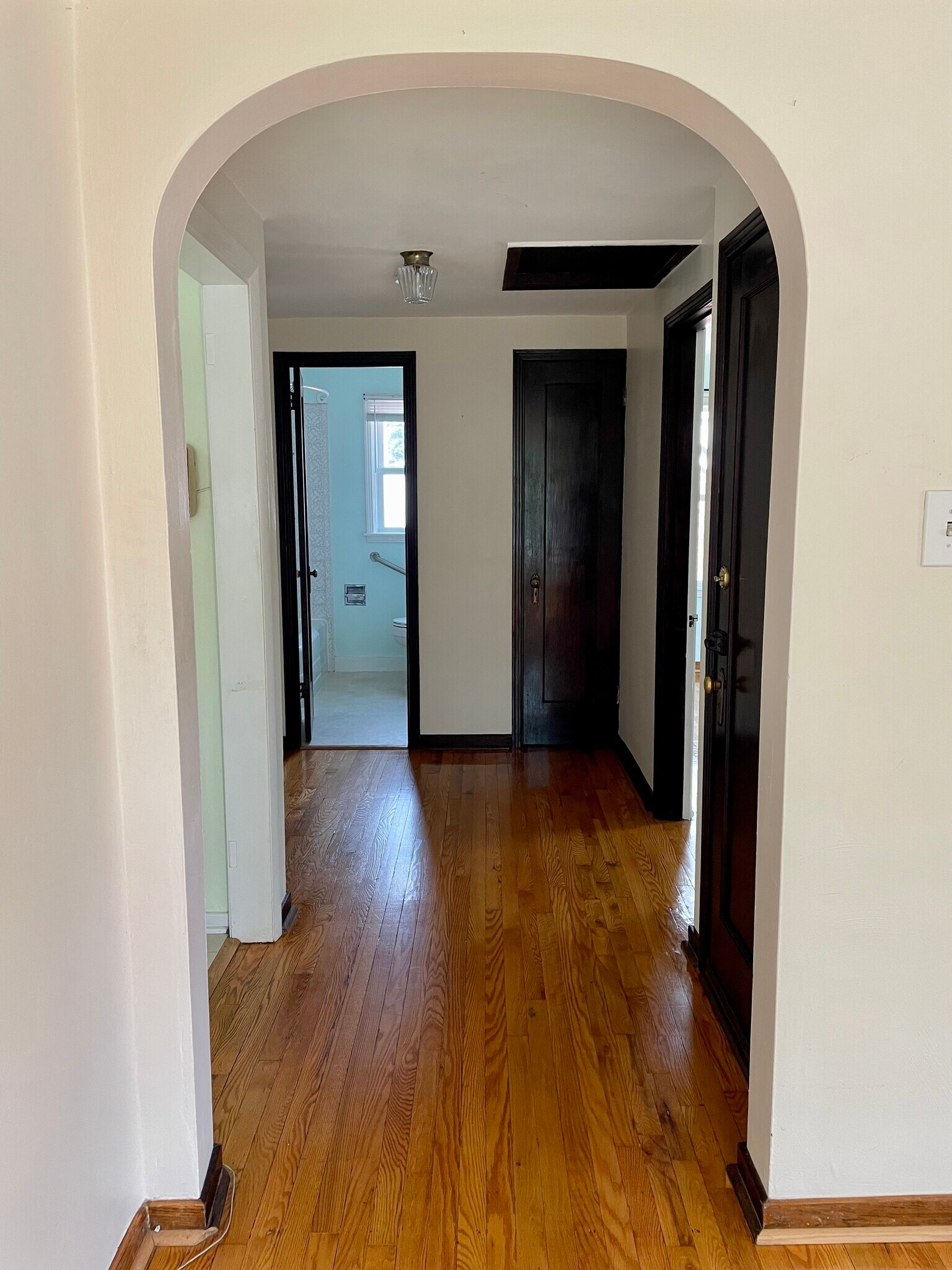 Hallway between living room and bedrooms - 1453 Woodbine St