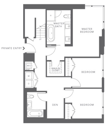 3BR/2BA - Blu SF