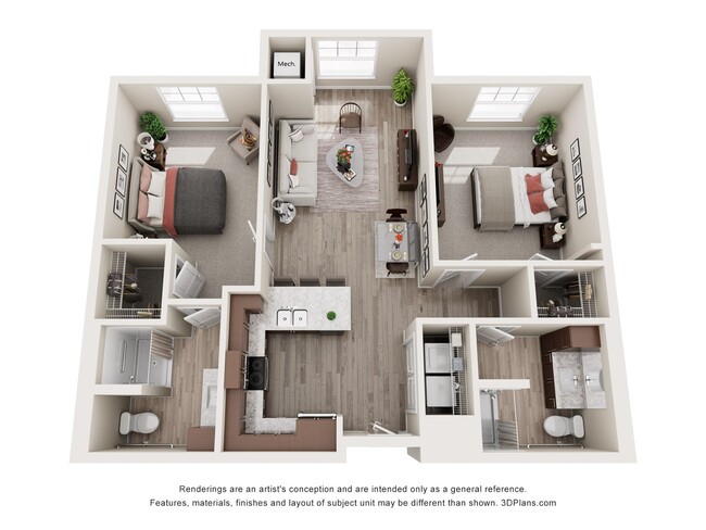 Floorplan - The Winslow 62+ Apartments