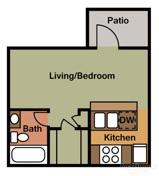 Floorplan - Athena Garden Apartments