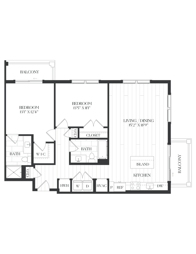 Floorplan - The Barrett at Chevy Chase Lake