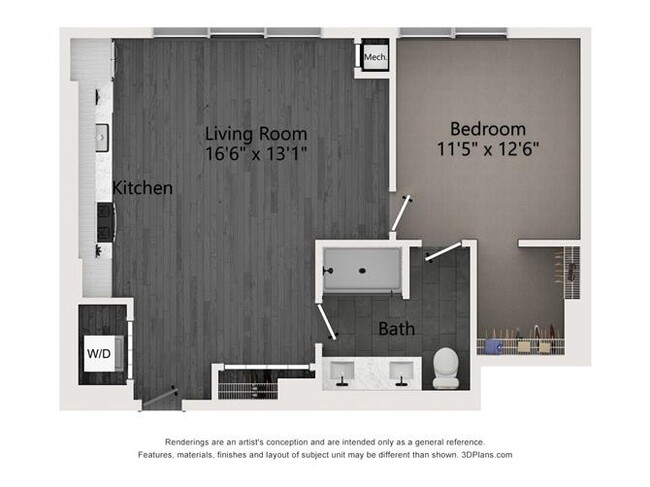 Floorplan - Evo Union Park Apartments