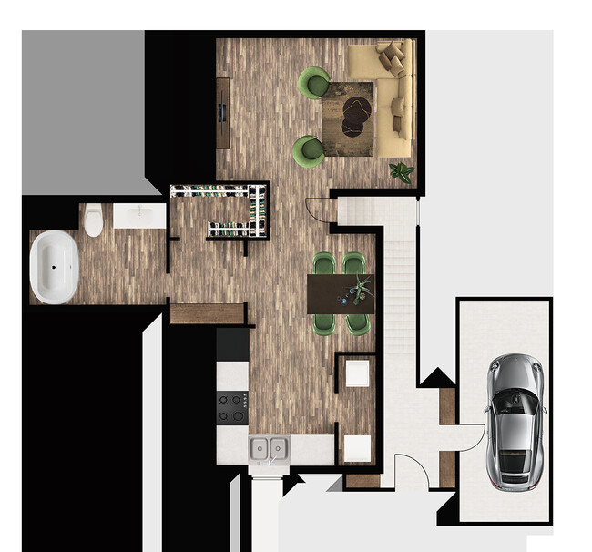 Floorplan - The Place at 1825