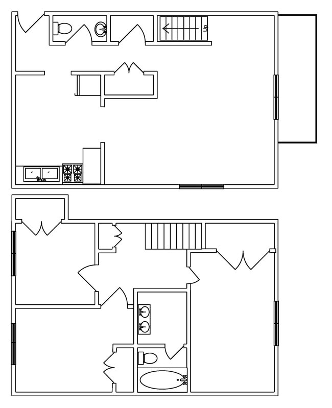 Floor-plan - Waverly Flatz