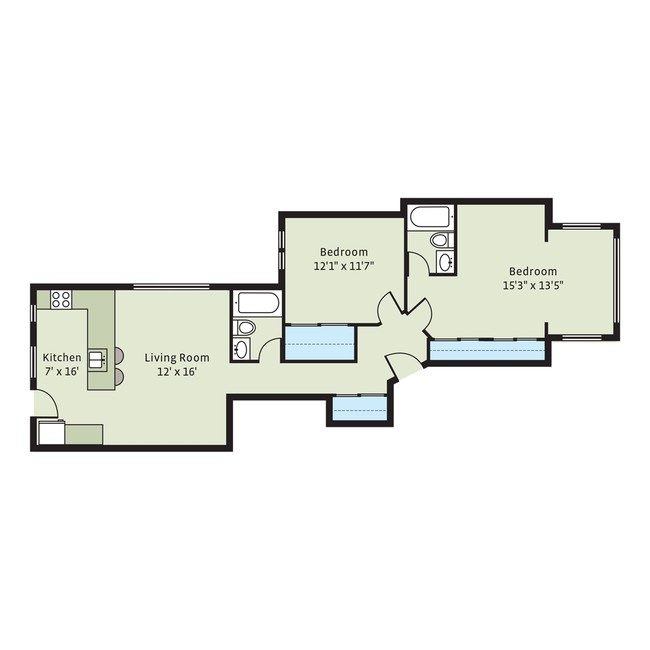 Floorplan - 5350-5358 S. Maryland Avenue