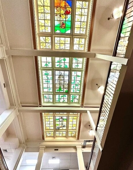 Stained glass ceiling - 21 N Last Chance Gulch
