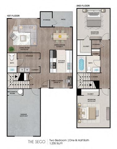 Floorplan - Estates at Palm Bay