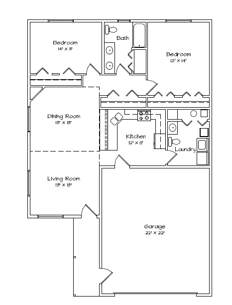 2BR/1BA - Shady Grove Apartments