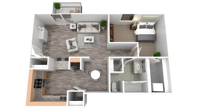 Floorplan - Whispering Hills Apartments