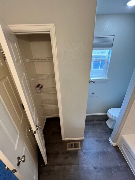 Bathroom 2 with linen closet - 9106 Gale Blvd